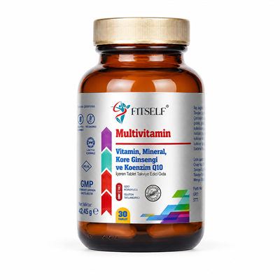 Fitself – Multivitamin Kompleks (Kore Ginsengi & Koenzim Q10) 30 Tablet