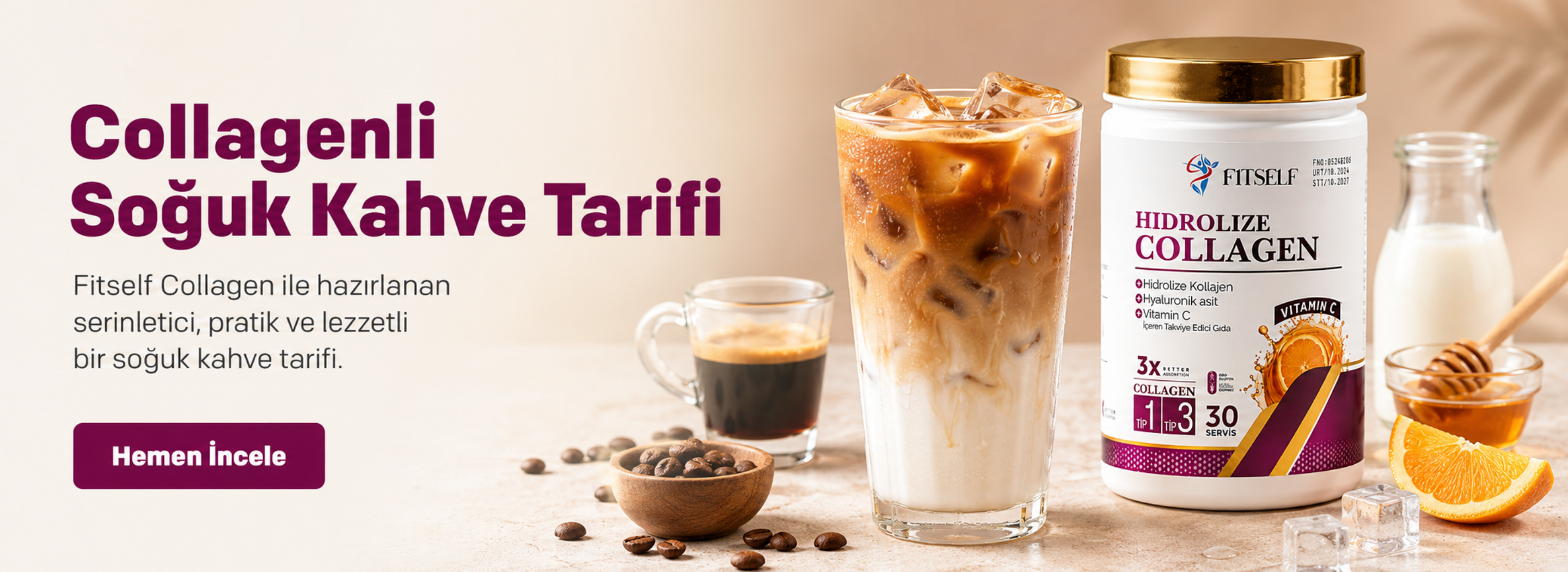 Collagenli Soğuk Kahve Tarifi