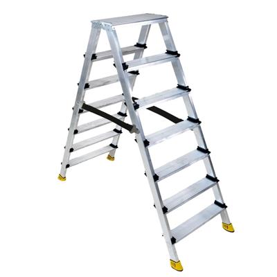 Beykon Alüminyum Çift Çıkışlı Merdiven 7 Li