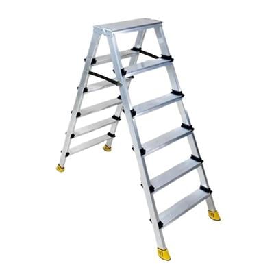 Beykon Alüminyum Çift Çıkışlı Merdiven 4 Lü