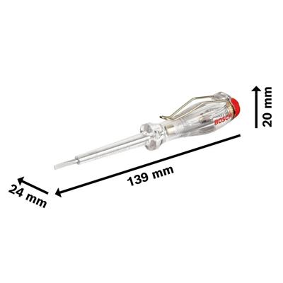 Bosch Elektrik Kontrol Kalemi 140 Mm 1600A02Nd8-(6lı Paket)