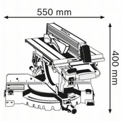 Bosch Gönye Kesme 1800W Gtm12Jl 