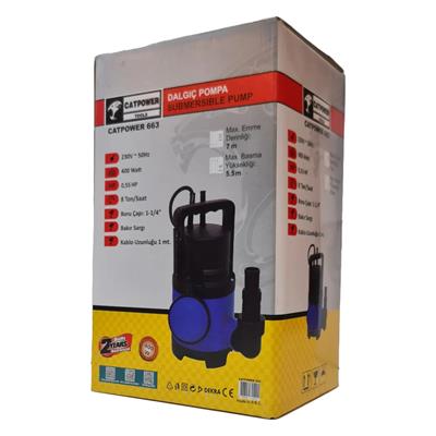 Catpower Dalgıç Pompa Temiz Su 400W 