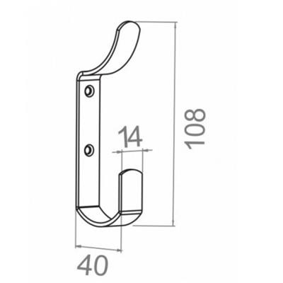 Çengel Metal Askı Saten-(40 Adet) 