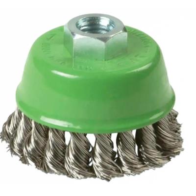 Ctm Paslanmaz Burgulu Çanak Fırça (Pbc-55) 55 Mm-(5li Paket)