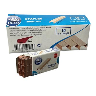 Delta Ofis Zımba Teli No:10 (10 Lu)-(25 Paket)