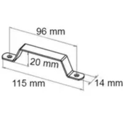 Demir Doğrama Kulp Büyük Sarı-(24 Adet)