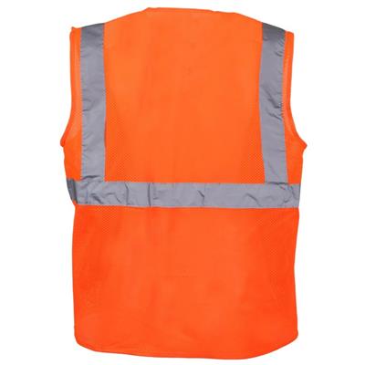 İkaz Yeleği Mühendis Tipi Turuncu -(10 Adet)