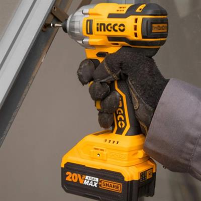İngco Cırlı2002 Akülü Vidalama Kömürsüz 1/4 20V