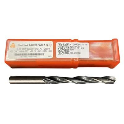 Mte Haddeli Hss Matkap Ucu Dın338 10.1 Mm-(10lu Paket)
