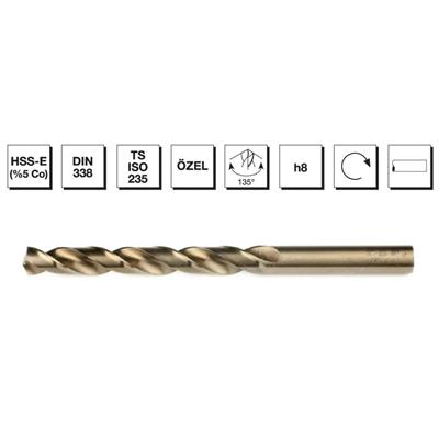 Mte Hss Matkap Ucu Altın Sr Dın338 6.5 Mm-(10lu Paket)