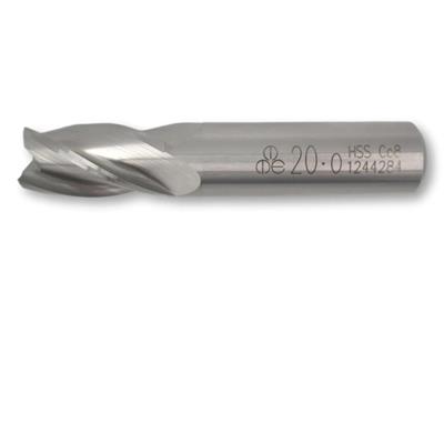 Mte Hsse Parmak Freze Kısa Dın844 20 Mm 