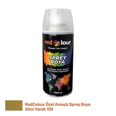 Redcolour Sprey Boya Altın Varak 100--6lı Paket