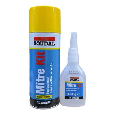 Soudal Mitre Kit 2C Hızlı Yap.200 Ml+50 Gr-(30 Adet)