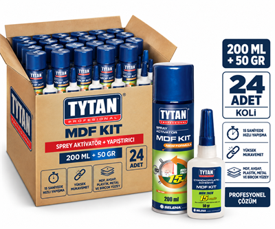 Tytan Hızlı Yapıştırıcı 200Ml+50Gr-24'lü KoliTytan