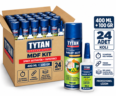Tytan Hızlı Yapıştırıcı 400Ml+100Gr-24'lü KoliTytan