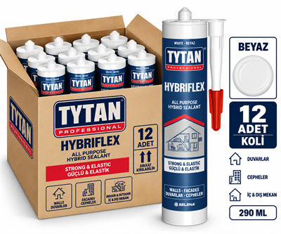 Tytan Hybrıflex Hibrit Polimer 290 ML Beyaz-12'li KoliTytan