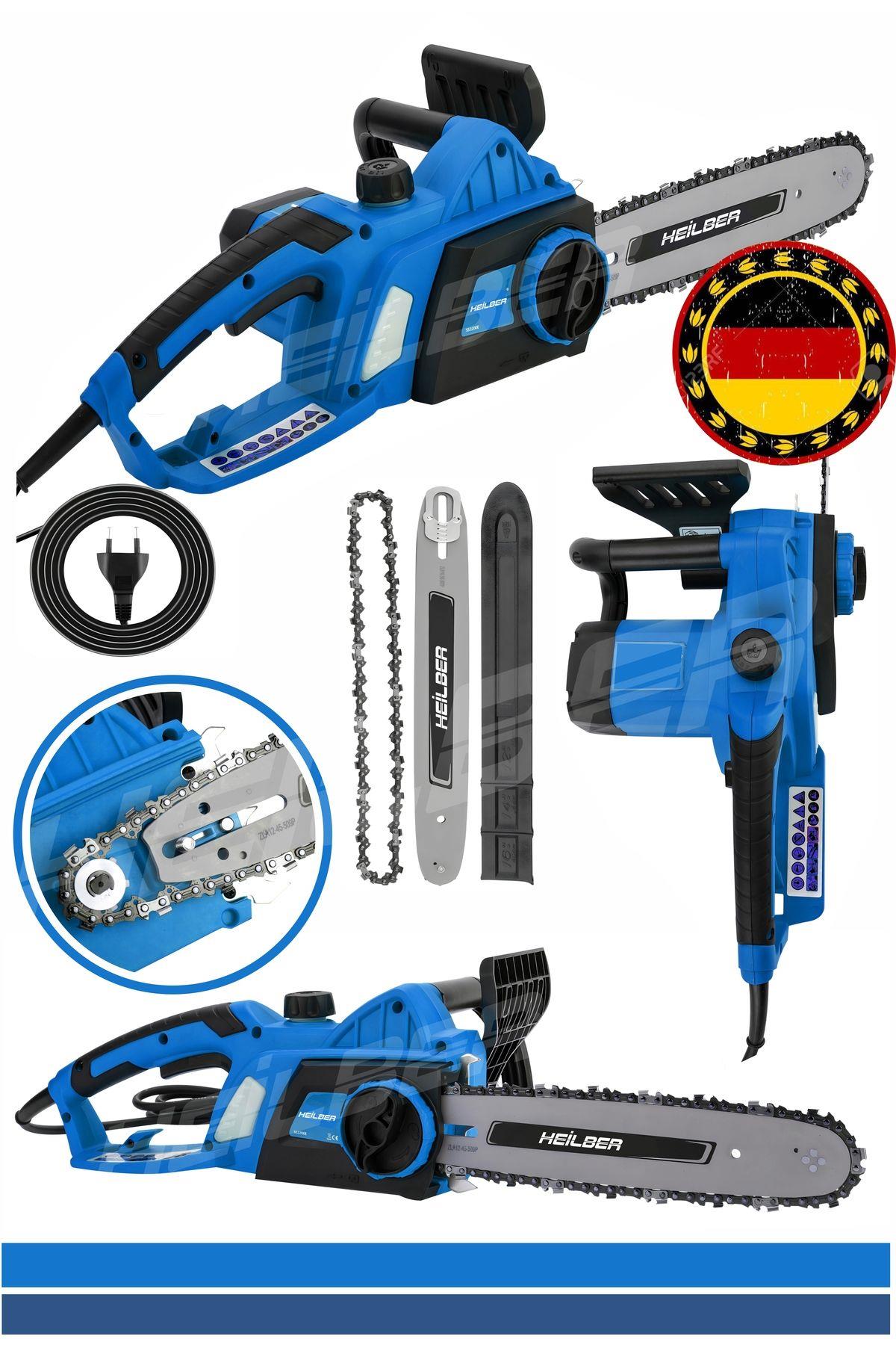 ALMAN 3200W MAVİ ELEKTRİKLİ ZİNCİRLİ AĞAÇ KESME 40CM HIZAR BIÇKI