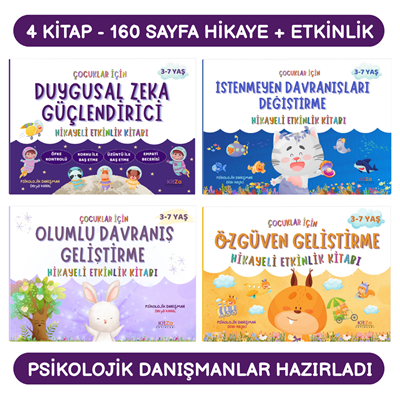 HİKAYELİ ETKİNLİK KİTAPLARI 4 LÜ SET