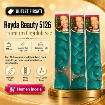 3 Paket - Afrika Örgüsü Ve Rasta İçin Sentetik Saç 5126