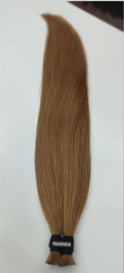 70cm.60gr.100 Adet Premium Serisi Mikrokaynak Saç Düz Açık Kumral Renk