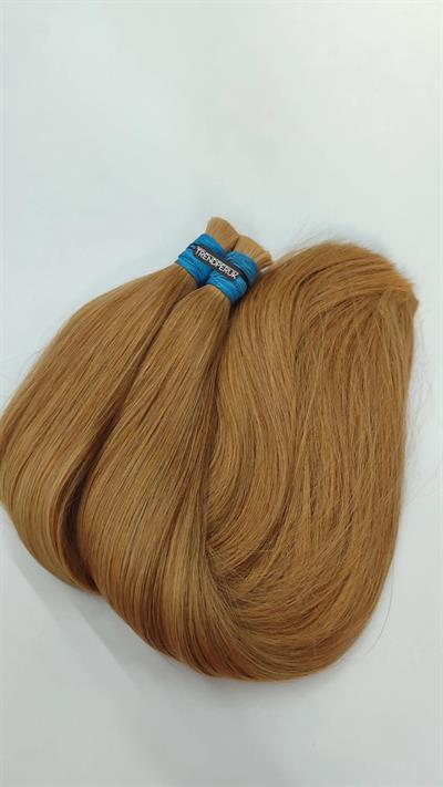 70cm.60gr.100 Adet Premium Serisi Mikrokaynak Saç Düz Açık Bakır Renk