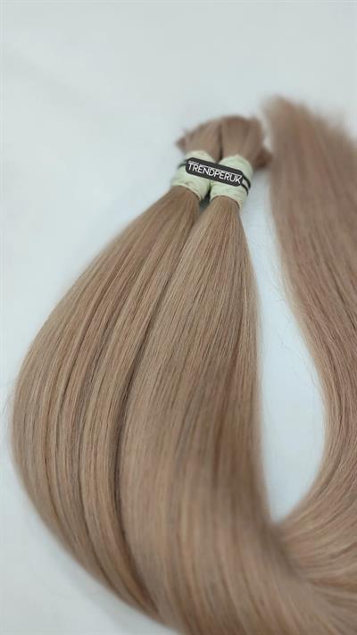 70cm.60gr.100 Adet Premium Serisi Mikrokaynak Saç Düz Küllü Sarı Renk