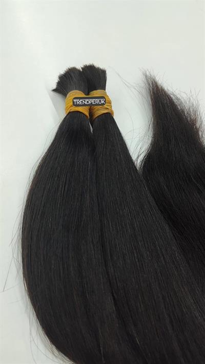 70cm.60gr.100 Adet Premium Serisi Mikrokaynak Saç Düz Siyah Renk