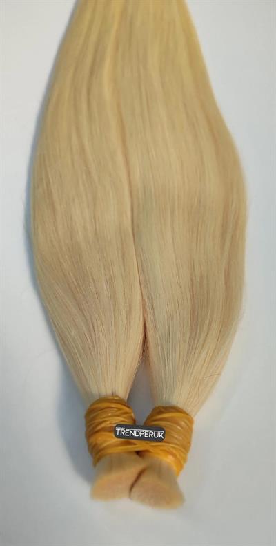 70cm.60gr.100 Adet Premium Serisi Mikrokaynak Saç Düz Platin Sarı Renk