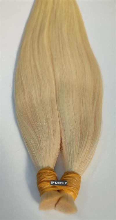 70cm.60gr.100 Adet Premium Serisi Mikrokaynak Saç Düz Platin Sarı Renk