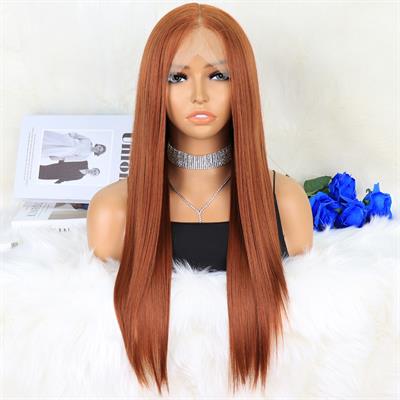 Açık Bakır / Kahve Tül Peruk