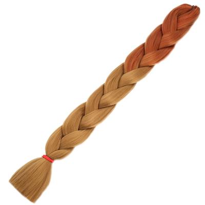 Afrika Örgüsü Ve Rasta İçin Sentetik Ombreli Saç - Bakır / Karamel