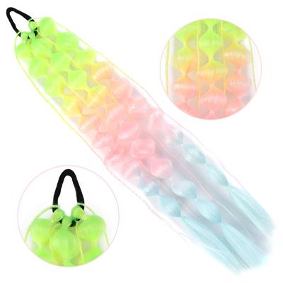 Balon Örgülü Simli Lastikli At Kuyruğu - ACM27