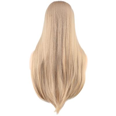 Düz Perçemli Uzun Fiber Sentetik Peruk - Balköpüğü