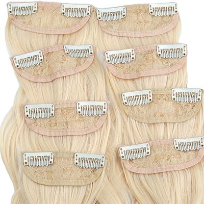 Fiber Sentetik Dalgalı 8 Parça Çıt Çıt - Platin