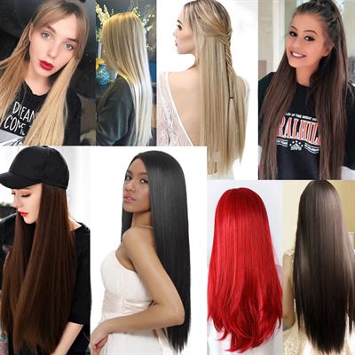 Fiber Sentetik Düz 8 Parça Çıt Çıt - Kahverengi