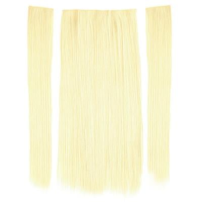 Fiber Sentetik Düz Yarım Ay + 2 Yan Çıt Çıt - Platin