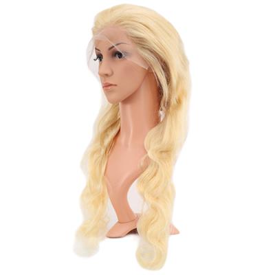 Gerçek Front Lace Dalgalı Platin Tül Peruk - 75-80cm