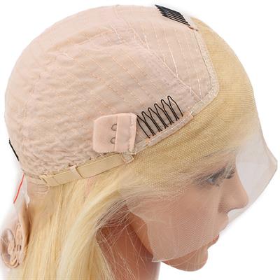 Gerçek Front Lace Düz Platin Tül Peruk - 85-90cm