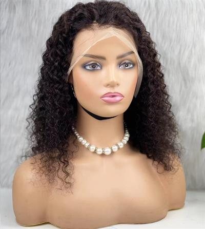 Gerçek Front Lace Tül Peruk - Kabarık Dalga - Doğal 50-55cm