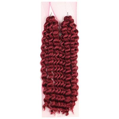 Nice Bulk Afro Su Dalgası Saç - Kızıl