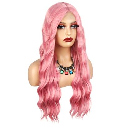 Pembe Dalgalı Tül Peruk