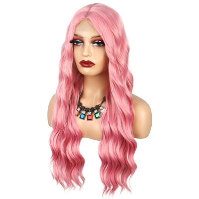 Pembe Dalgalı Tül Peruk