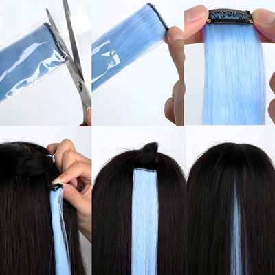 Renkli Sentetik Çıt Çıt - 5 Adet - D01