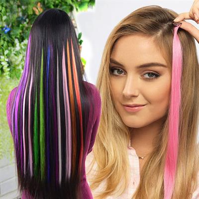 Renkli Sentetik Çıt Çıt - 5 Adet - D10