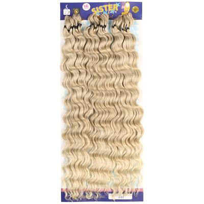 Sister Afro Dalgası Saç - Küllü Balköpüğü / Platin Ombreli 16-613