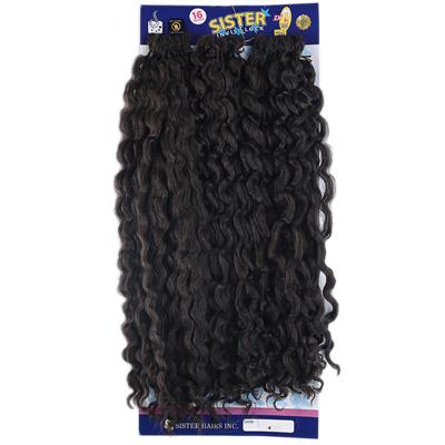 Sister Afro Dalgası Saç-Kahverengi 4