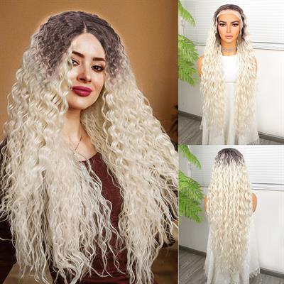 Siyah Fiber Sentetik Tül Peruk