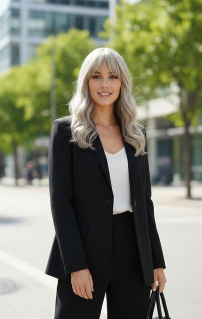 Dalgalı Kısa Perçemli Fiber Sentetik Peruk - Balköpüğü / Platin Röfleli