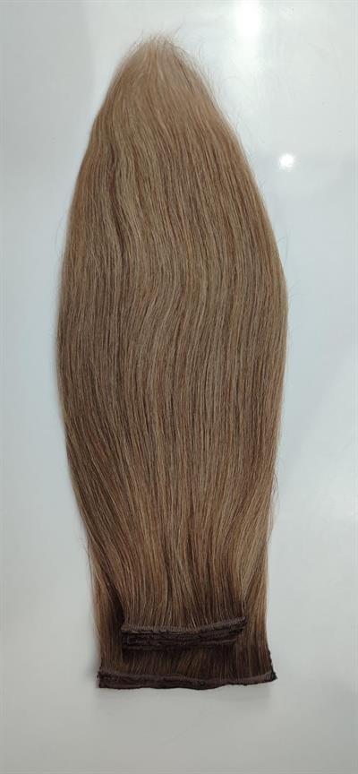 Gerçek Saç  Parçalı Çıtçıt Setler Dip Kumral Alt Küllü Kumral Renk